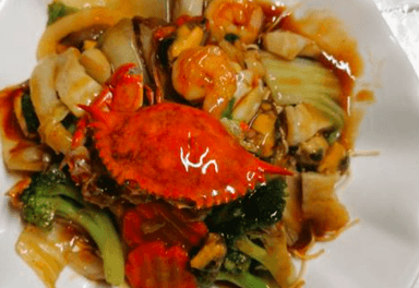 Arroz en Salsa con Mariscos