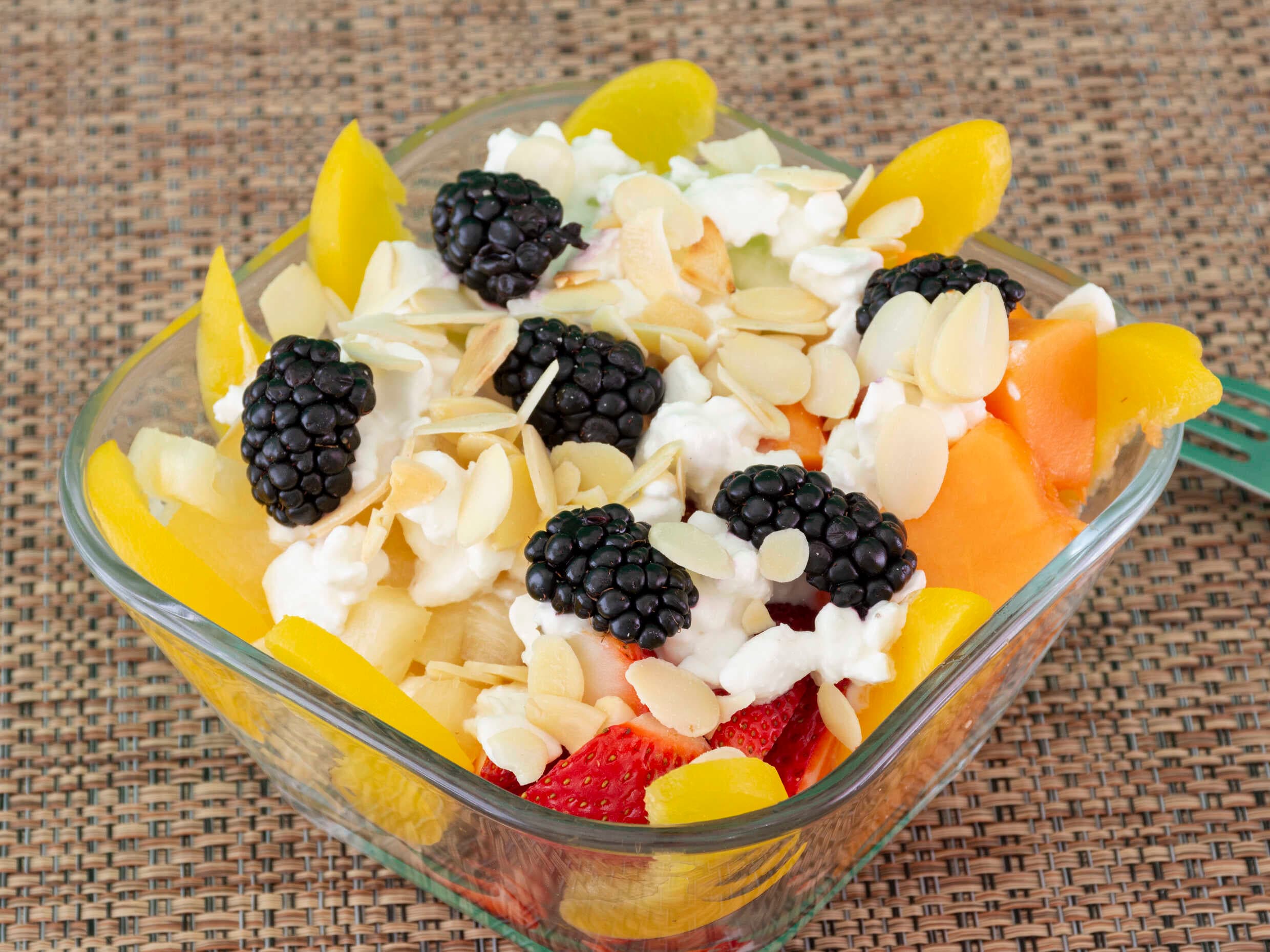 Coctel con Queso Cottage
