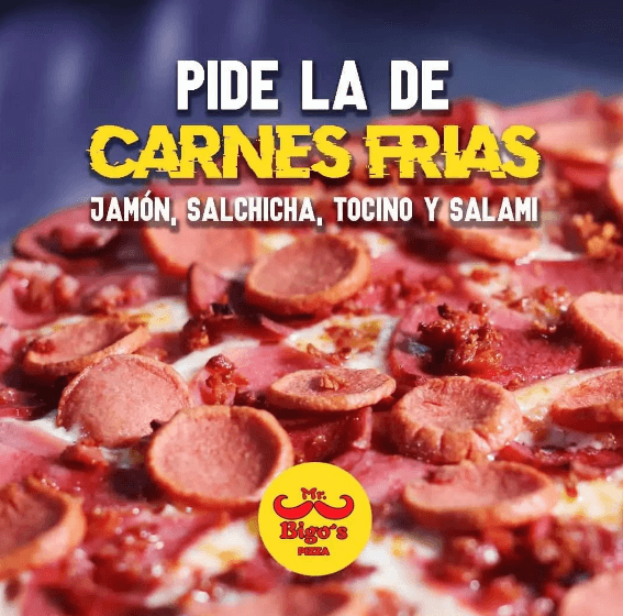Pizza Carnes Frías