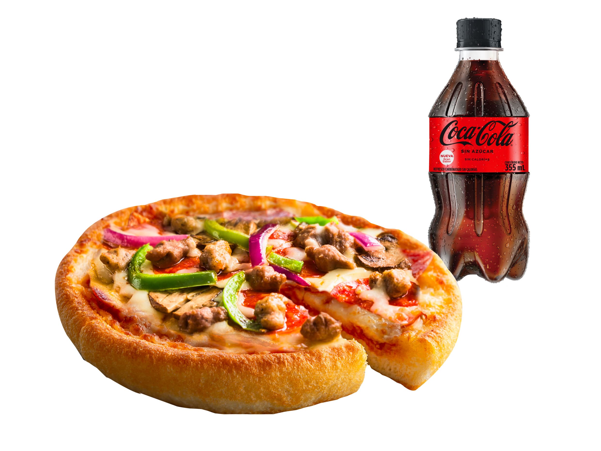 Combo Pizza Personal + Bebida 355ml
