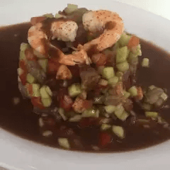 1 Lt. Ceviche de Camarón Cocido