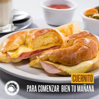 Cuernito de Jamón y Queso