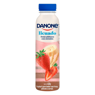 DANONE SHAKE STRAW BANANA 435G