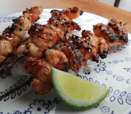 Kushiyaki de Camarón