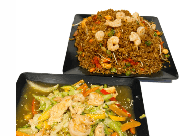 Arroz Chino con ChopSuey y Papas (Personal)