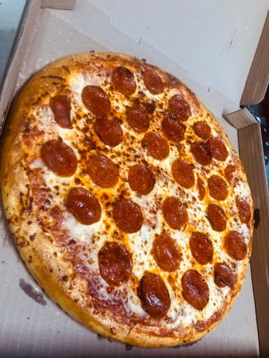 Pizza mediana de peperoni