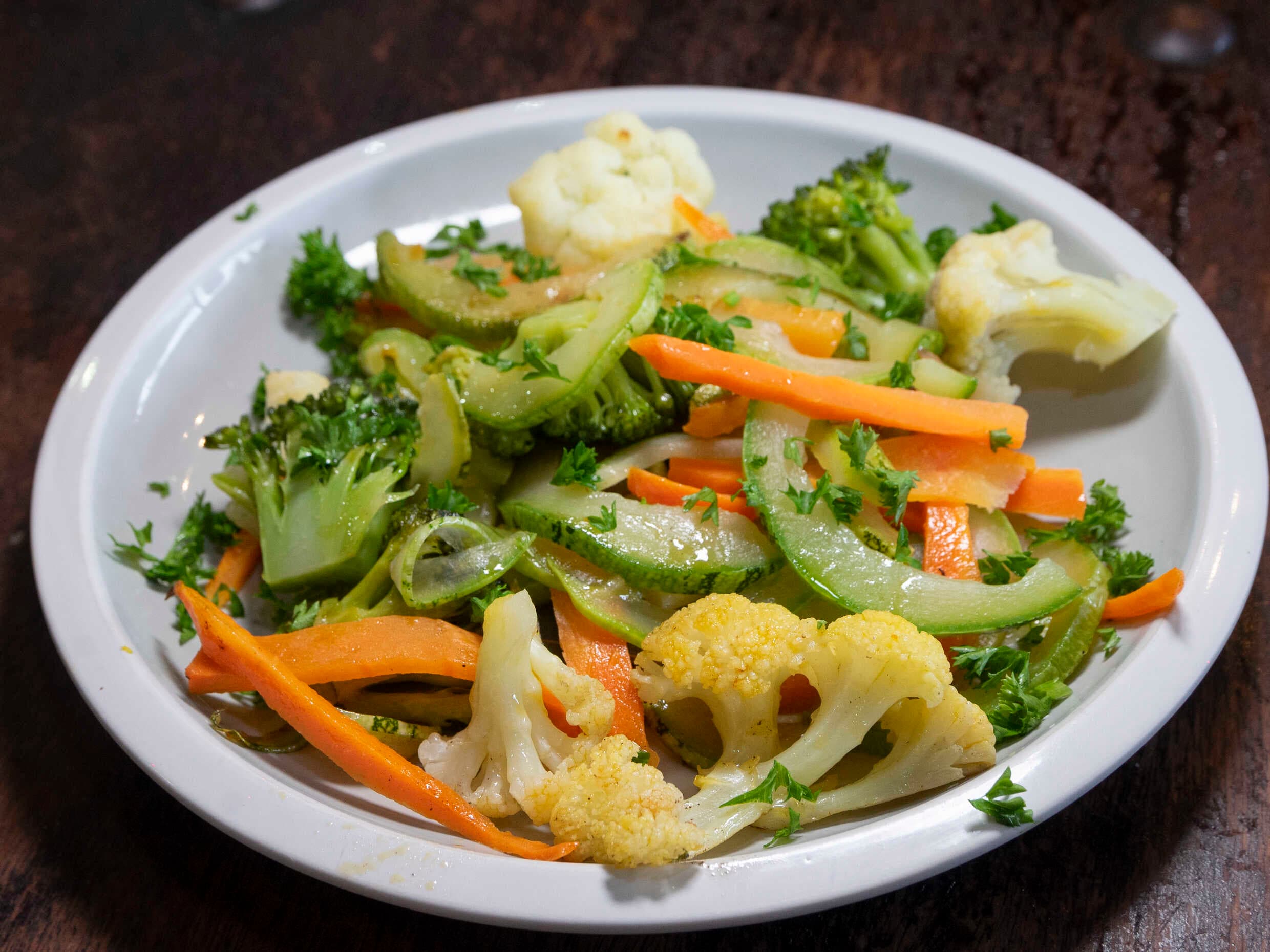 Vegetales a la Mantequilla