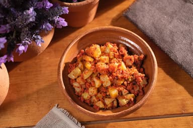 Papas Malpaso ( Chorizo )