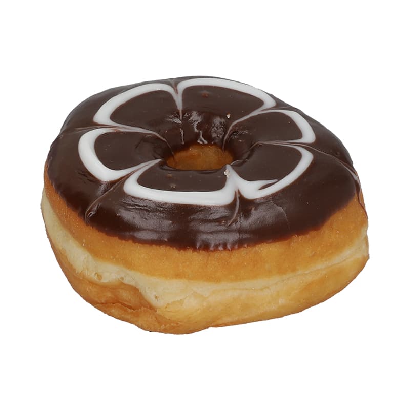 Dona de Levadura Flor de Chocolate