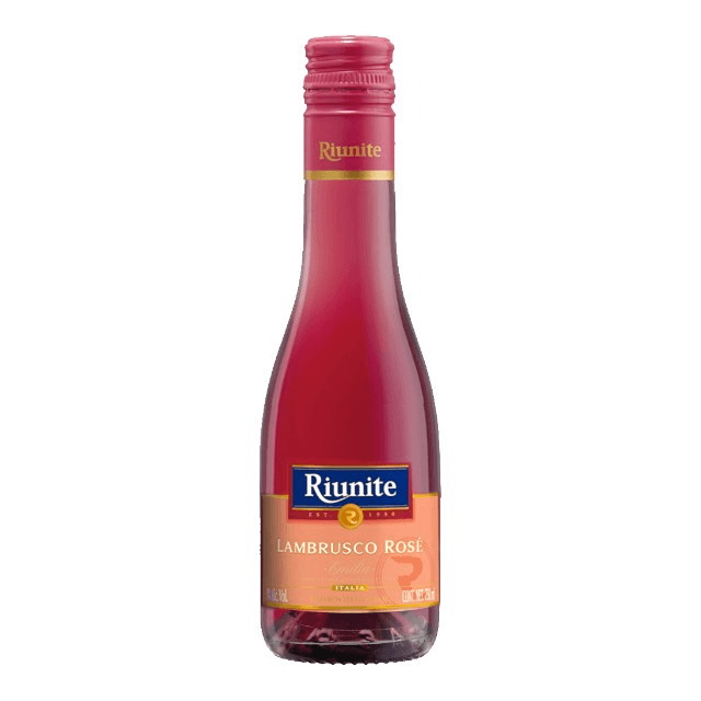 VINO ROSADO RIUNITE LAMBRUSCO ROSE 187 ML