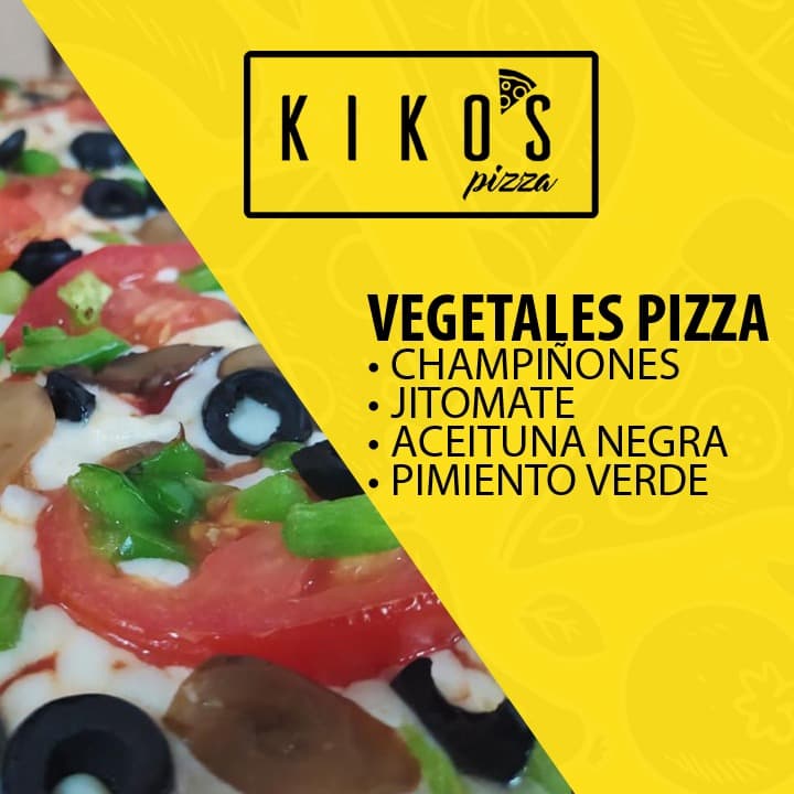 Vegetales Pizza Familiar