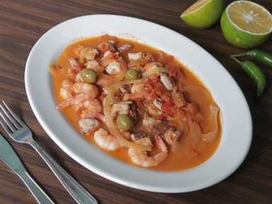 Camarones o Pulpo a la Veracruzana
