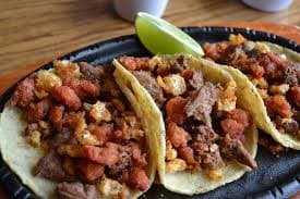 Taco Blandito con bisteck