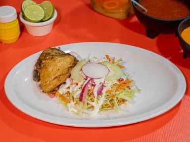 gordita de pieza de pollo (1pz)