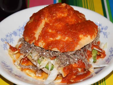 Pambazo de Carne de Res