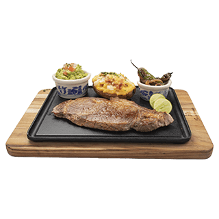 Rib Eye con Papa Rellena