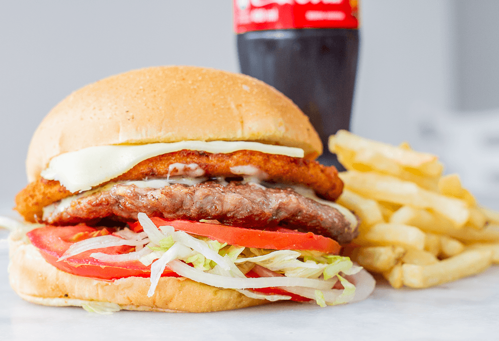 Combo-  Hamburguesa Mixta o Doble