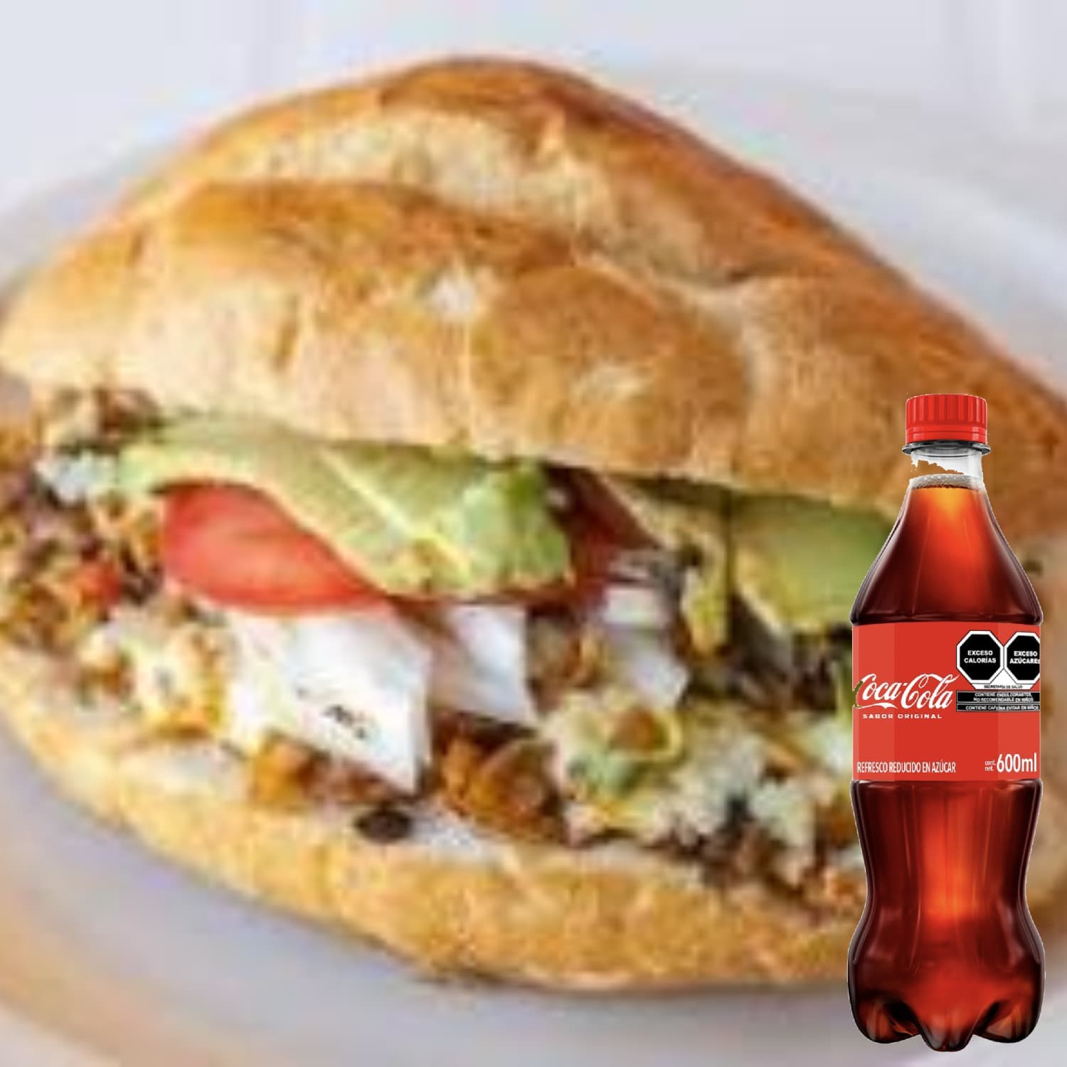 Combo-Combo Coca Cola 600 + 2 Tortas