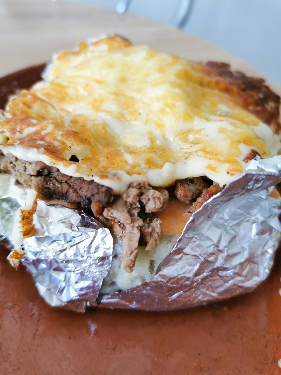 Papa Rellena de Arrachera