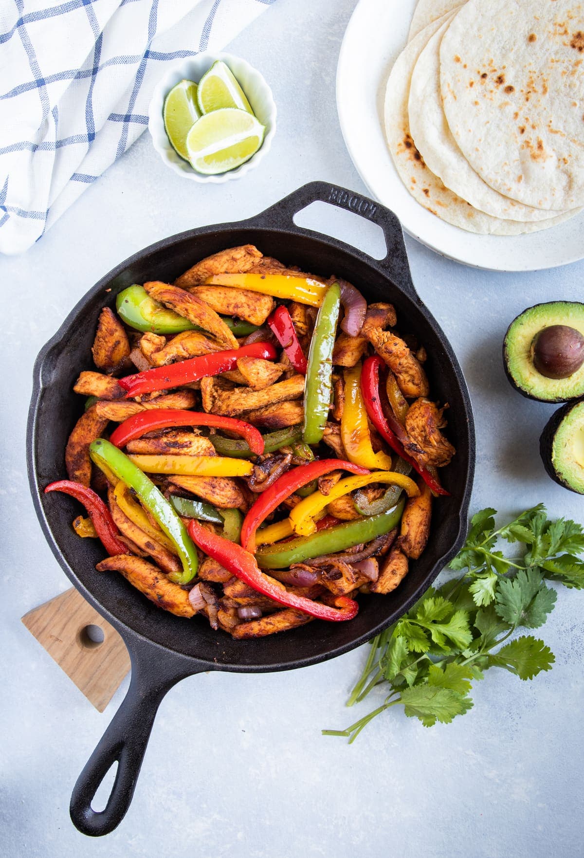 Fajitas de pollo