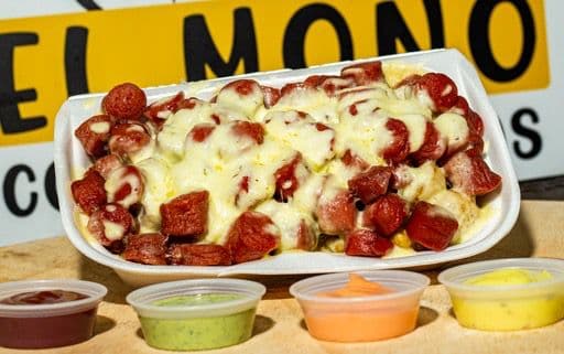 Salchipapa Gratinada para 2