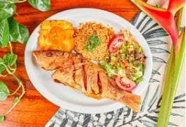 Pargo rojo + limonada