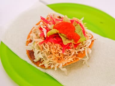 Tostadas Pollo