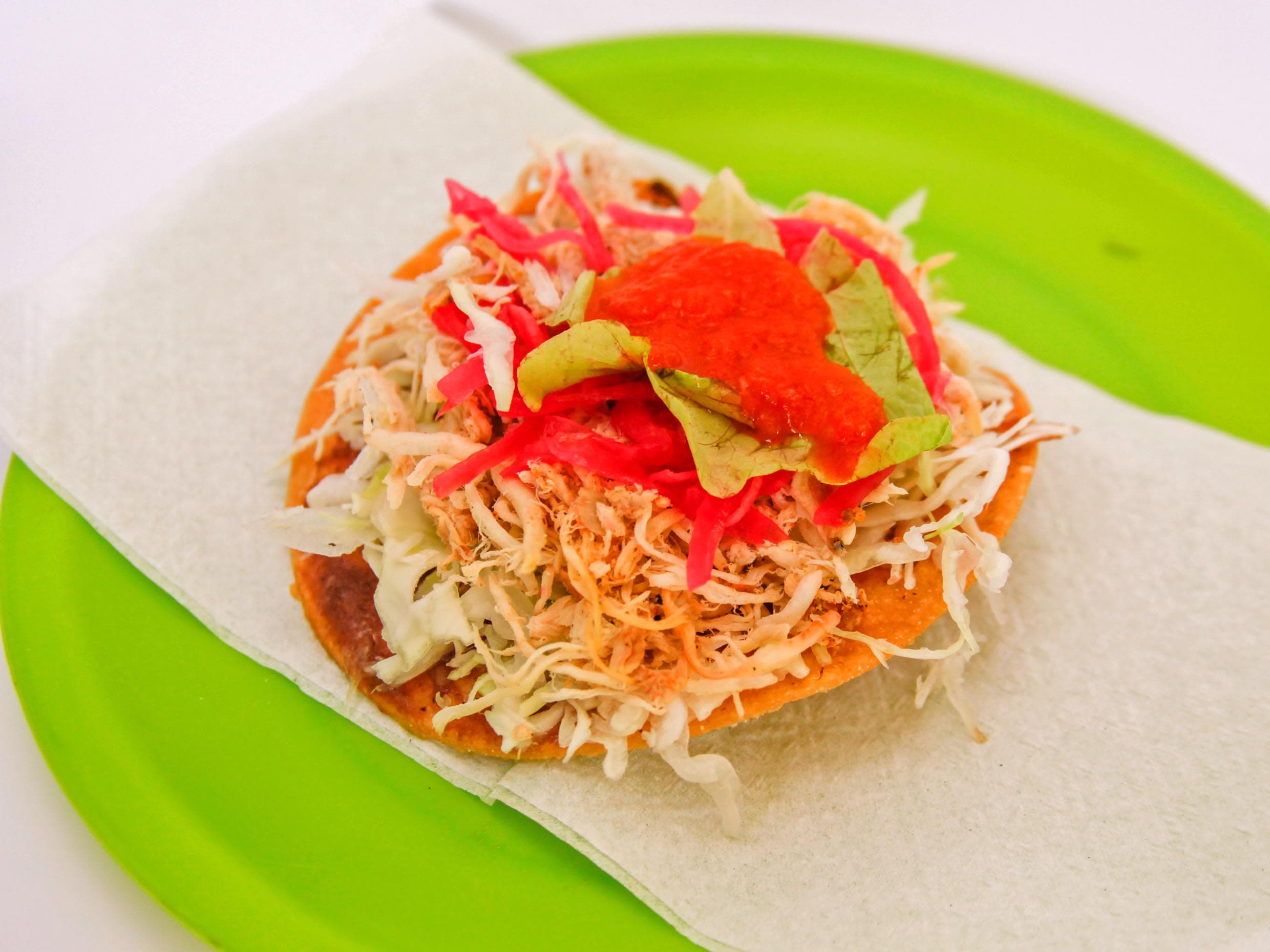 Tostadas Pollo