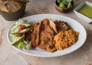 Milanesa + Enchiladas Suizas