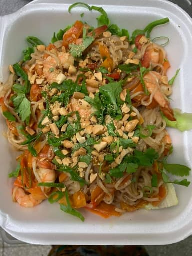 Pad Thai con Camarón