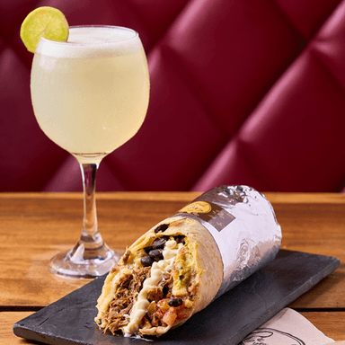 Combo Almuerzo Burrito Regular + Bebida.