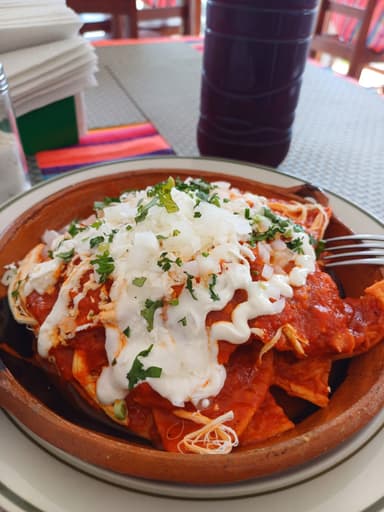Chilaquiles asada de res