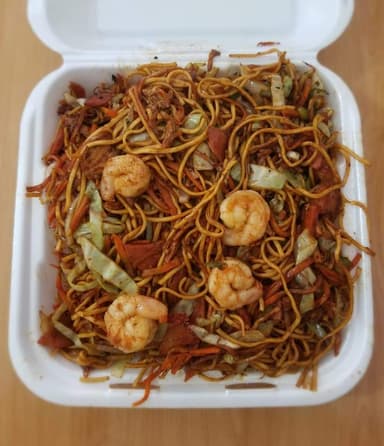 Chop Suey Seco con Camarón