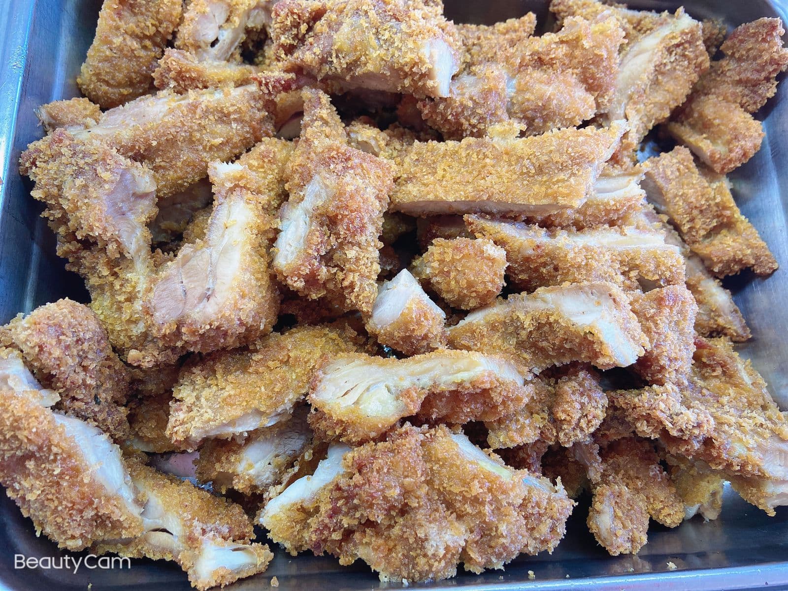 1/2 litro pollo empanizado