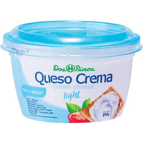 Queso Crema Light Dos Pinos 210 grs