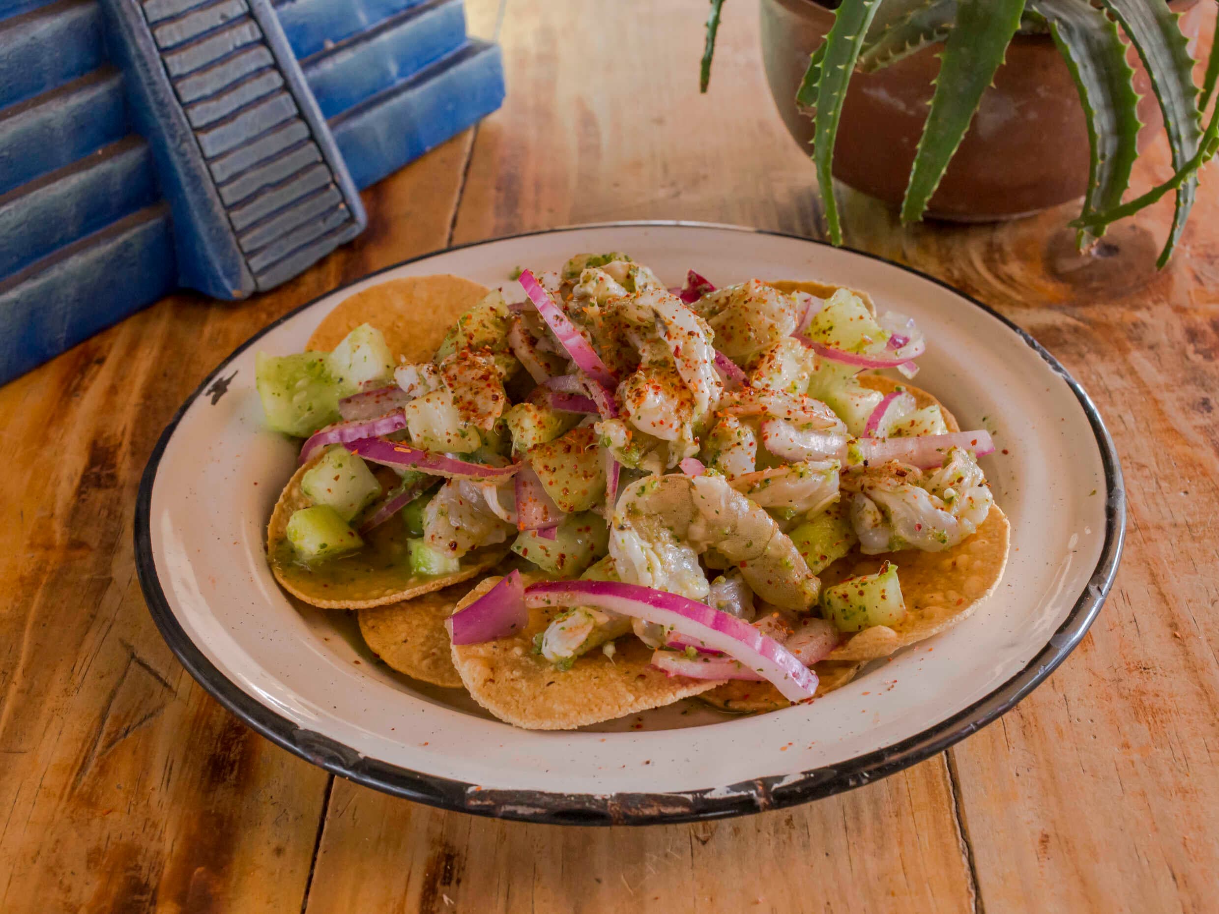 Tostada de Aguachile