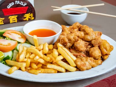 E--Pollo en Salsa Agridulce