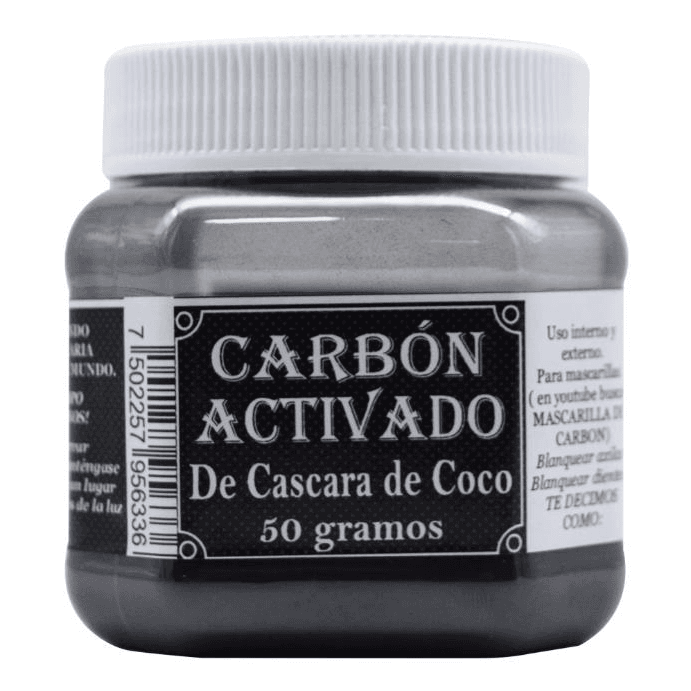 CARBON ACTIVADO DE COCO 50 G
