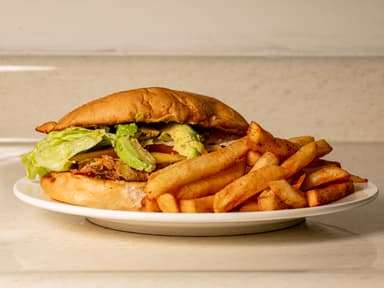 Torta Res Deshebrada Don Golo y Papas Fritas