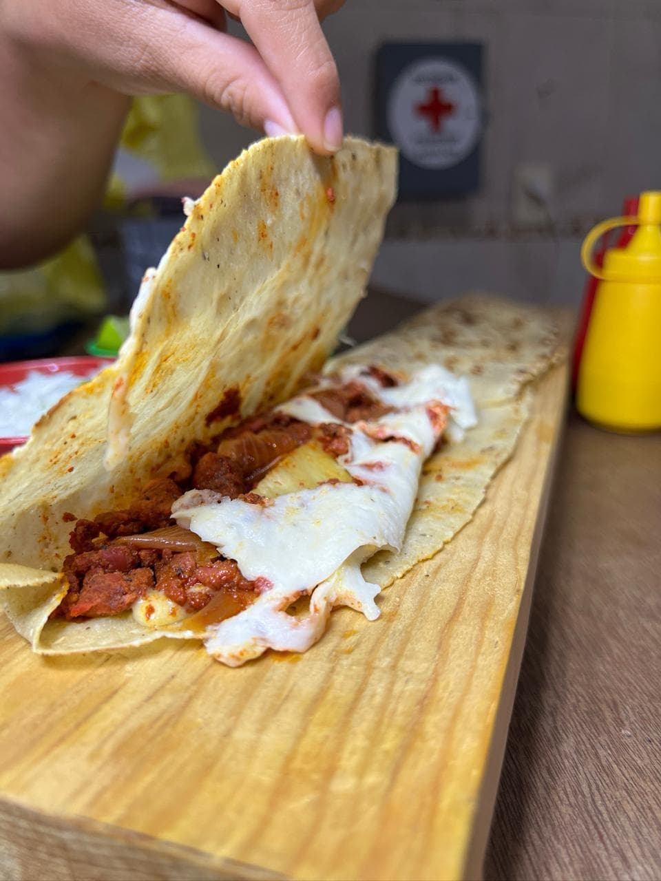 Quesillo fundido de 30 cm