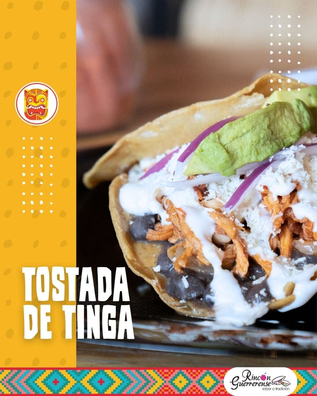 Tostada de Tinga