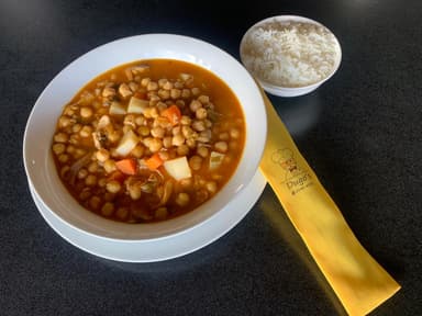 Garbanzos con pollo