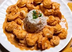 Platillo Camarones Crema Chipotle