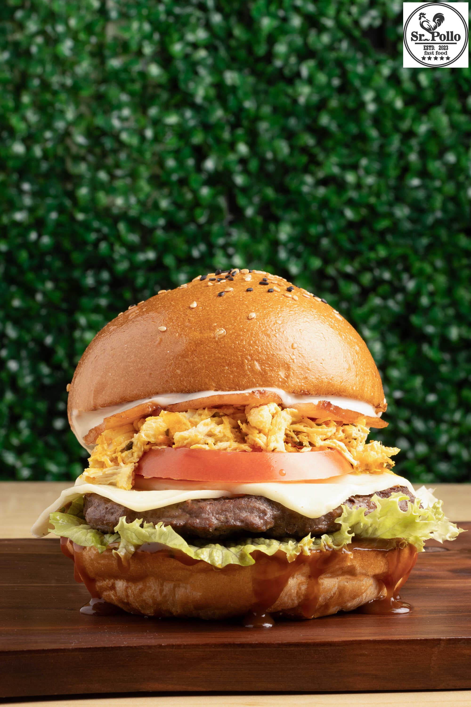 Hamburguesa Señor Pollo