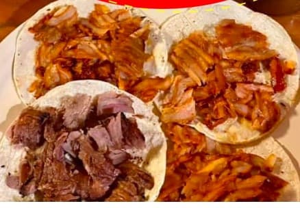Taco de Sirloin con queso