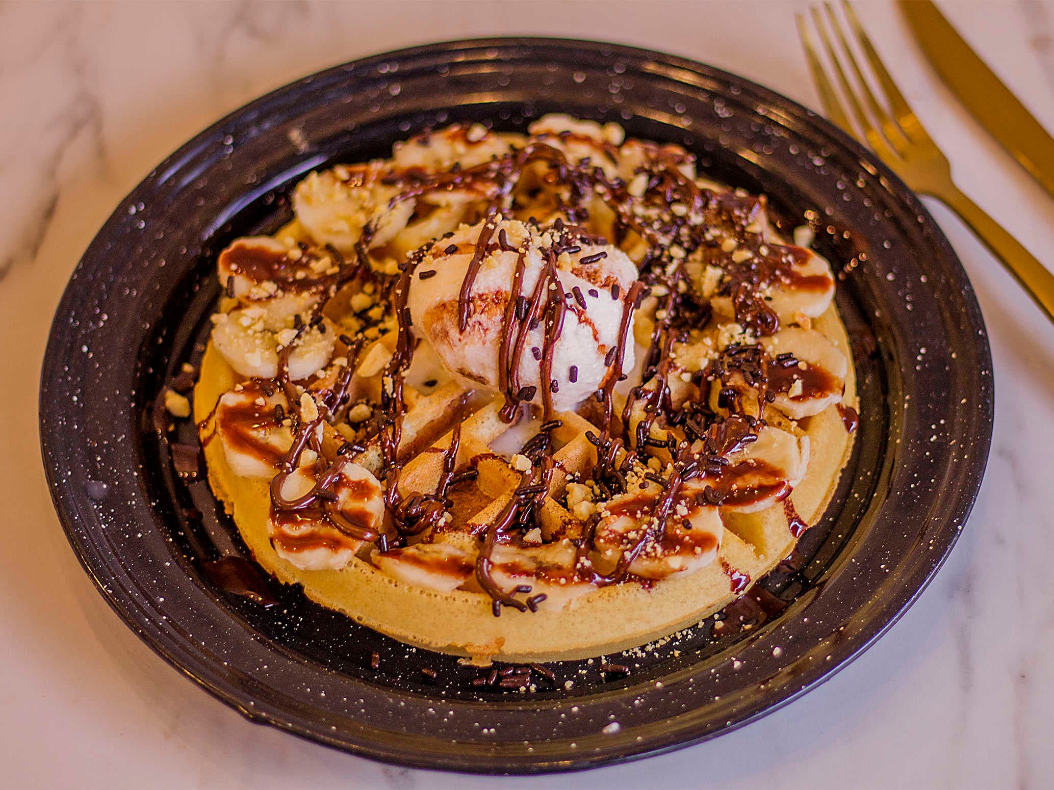 Waffle Hawaiano