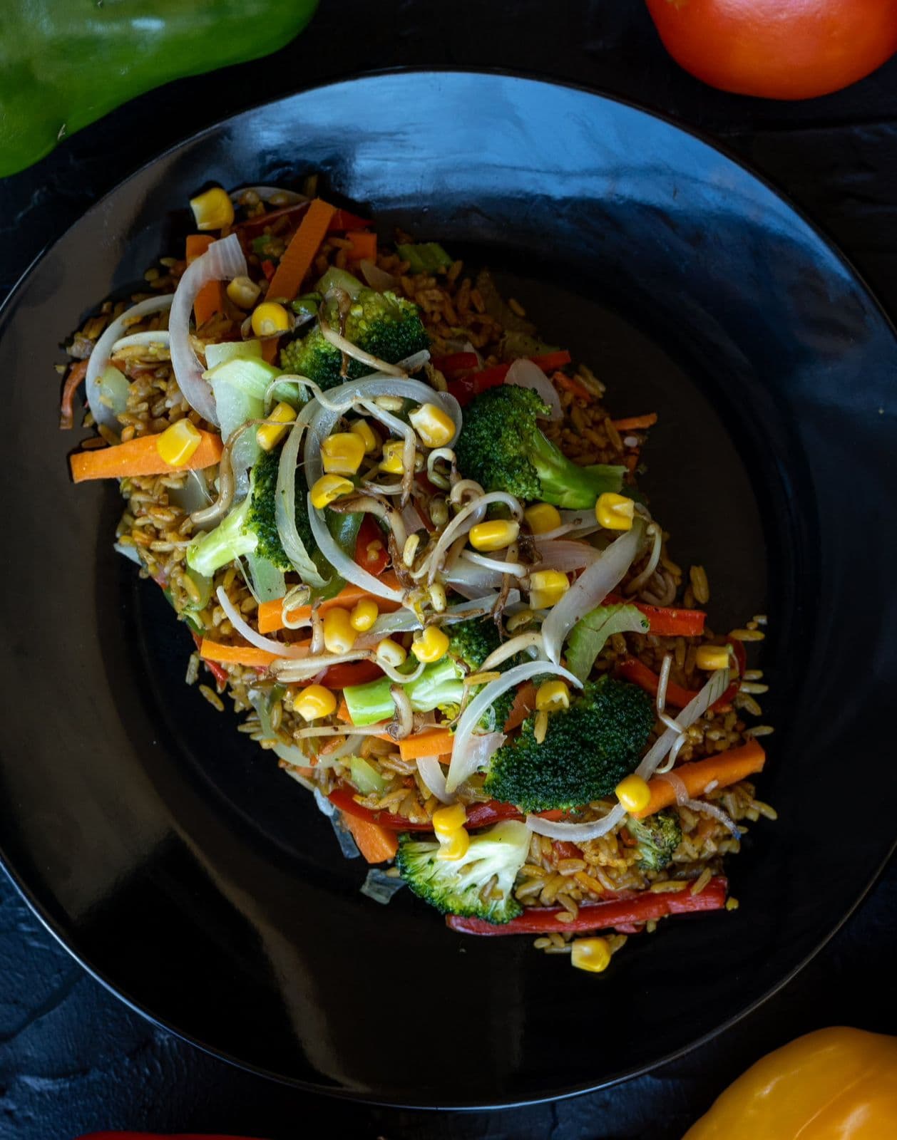 Arroz Vegetariano Mediano para 4 Personas