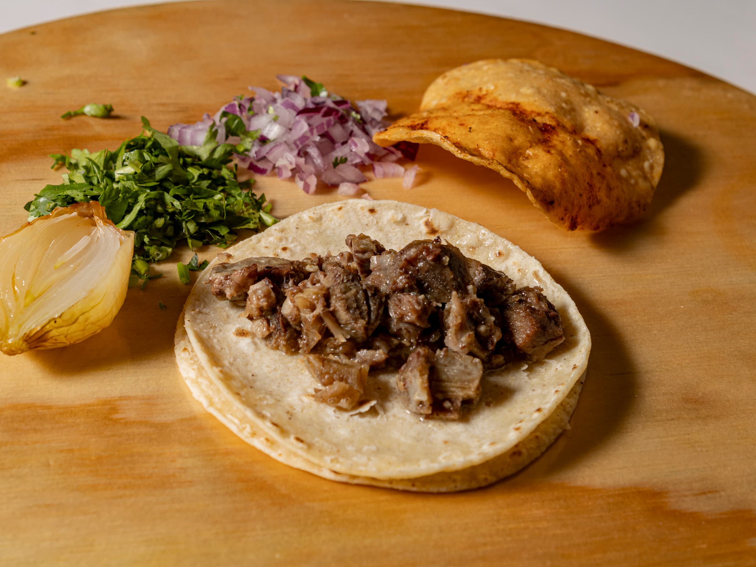 Taco de Maquina Cabeza de Res