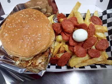 Combo Personal con Hamburguesa
