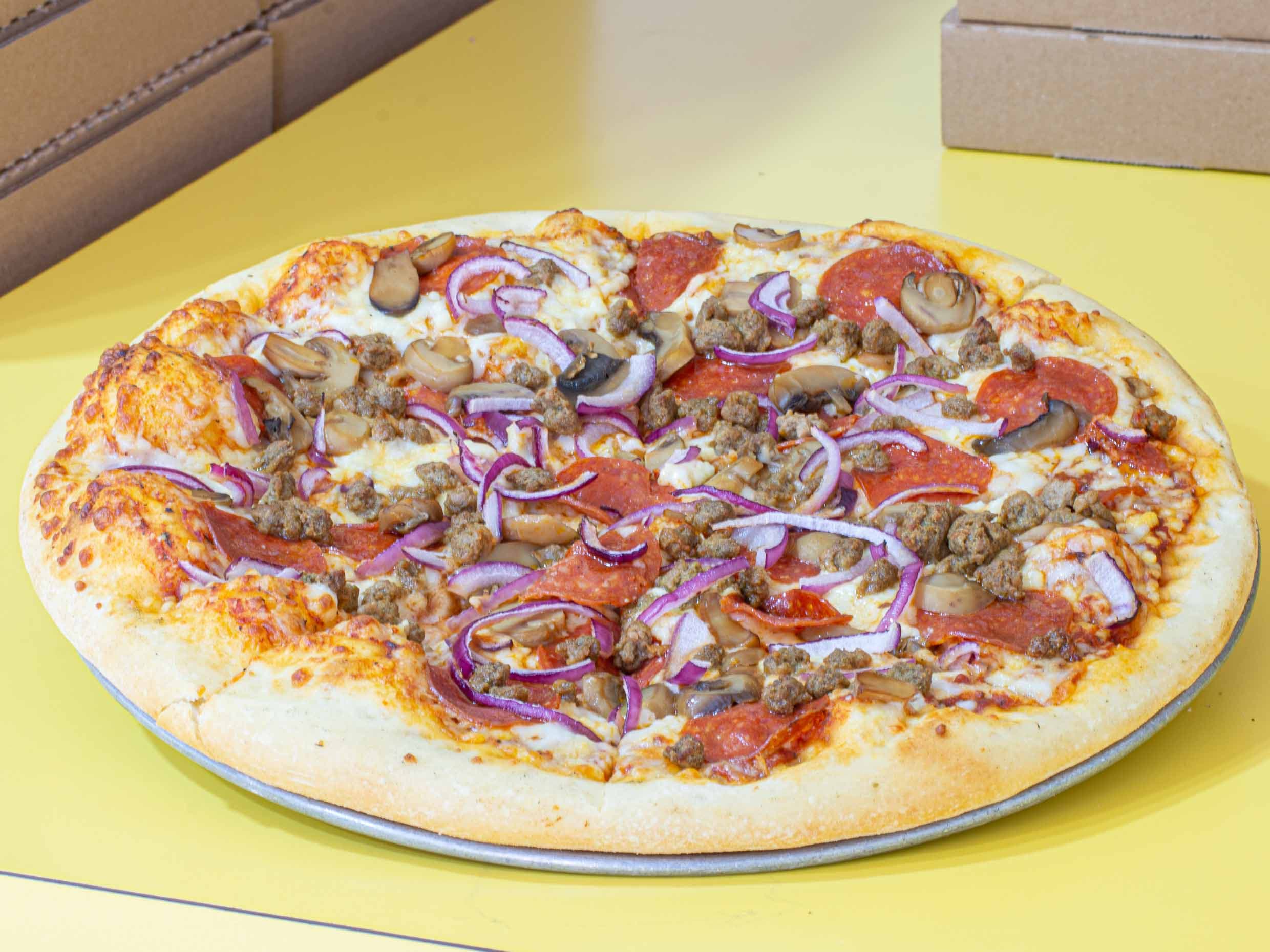 3 Pizzas Grandes de 3 Ingredientes
